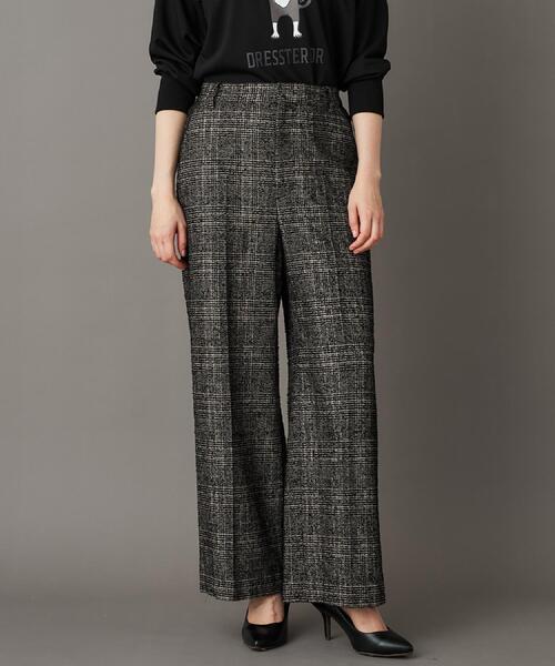 DRESSTERIOR（ドレステリア）の「ループグレンチェックワイドパンツ（その他パンツ・レディース・ブラック系1・34/36/38/40）」の8枚目の写真