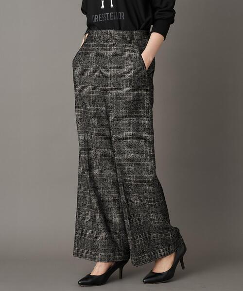 DRESSTERIOR（ドレステリア）の「ループグレンチェックワイドパンツ（その他パンツ・レディース・ブラック系1・34/36/38/40）」の9枚目の写真