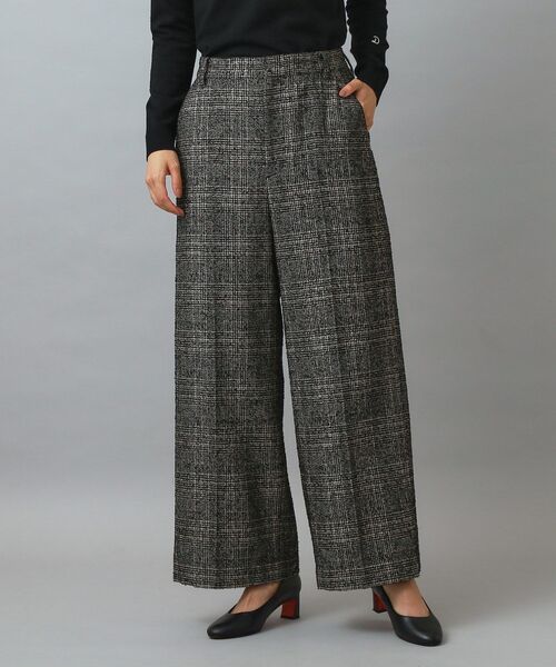 DRESSTERIOR（ドレステリア）の「ループグレンチェックワイドパンツ（その他パンツ・レディース・ブラック系1・34/36/38/40）」の11枚目の写真