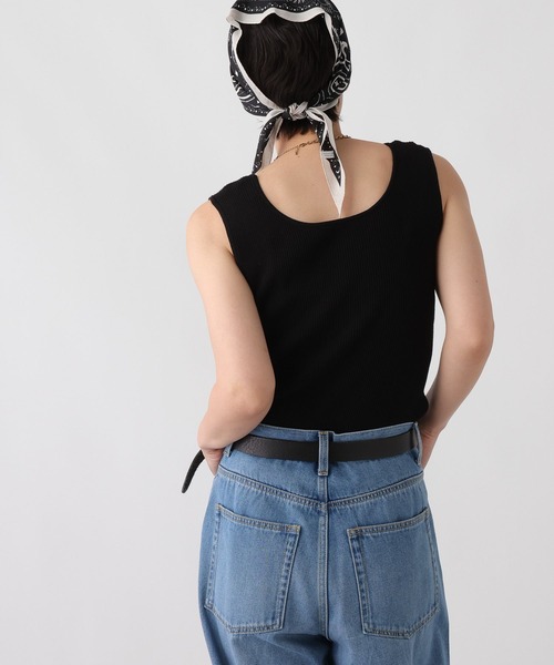 studio CLIP（スタディオクリップ）の「《ウタオ》リブニットタンクトップ（ニット/セーター・レディース・オフホワイト/ブラック/グレー/ブラウン・FREE）」の22枚目の写真