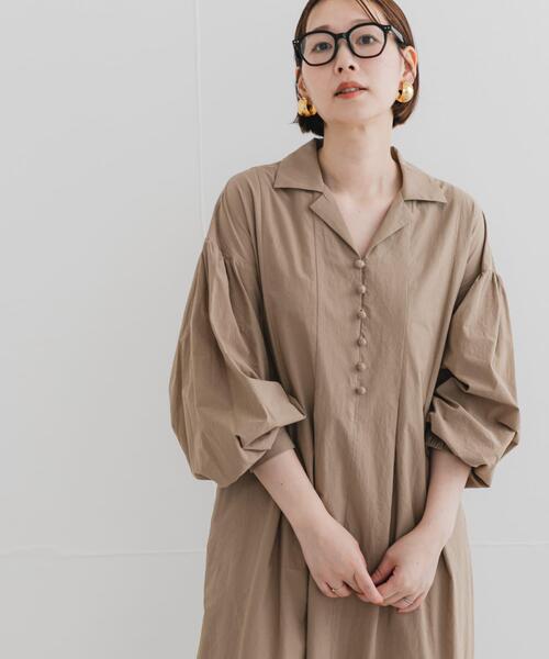 セール】F by ROSSO オープンカラーワンピース（ワンピース）｜F by