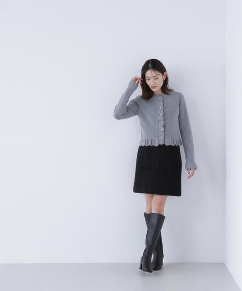 ◇メタルボタンフリルカーディガン（カーディガン/ボレロ