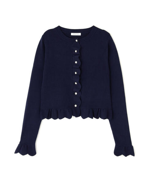 ◇メタルボタンフリルカーディガン（カーディガン/ボレロ
