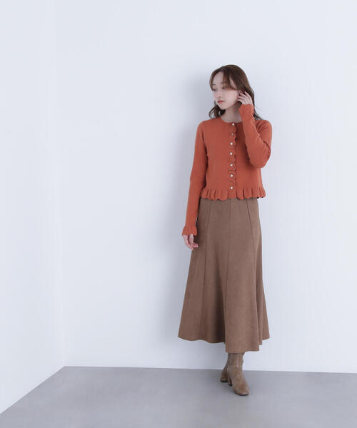 ◇メタルボタンフリルカーディガン（カーディガン/ボレロ）｜NATURAL