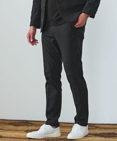 green label relaxing(グリーンレーベルリラクシング)の「【WEB限定】JUST fit ウールライク ナロー セットアップ -ストレッチ-(セットアップ・メンズ・ダークグレー/ネイビー/オリーブ/ブラック・L/XXL/M/XL/S/XS)」の6枚目の写真