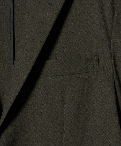 green label relaxing(グリーンレーベルリラクシング)の「【WEB限定】JUST fit ウールライク ナロー セットアップ -ストレッチ-(セットアップ・メンズ・ダークグレー/ネイビー/オリーブ/ブラック・L/XXL/M/XL/S/XS)」の18枚目の写真