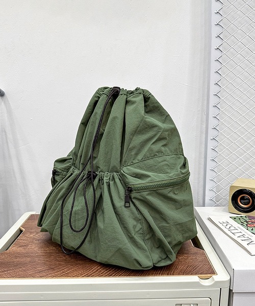 セール】巾着型ドロストリュック（バックパック/リュック）｜IRADOWL
