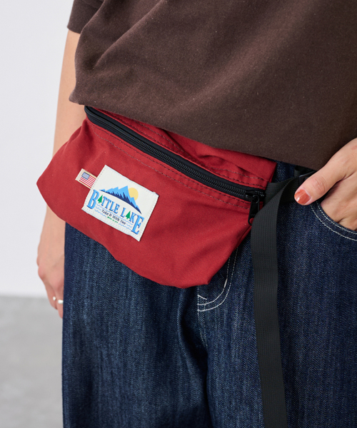 バッグ FRAMeWORK BATTLE LAKEcanvas rainbowfunny BATTLE LAKE / バトルレイク canvas rainbow funny（ショルダー