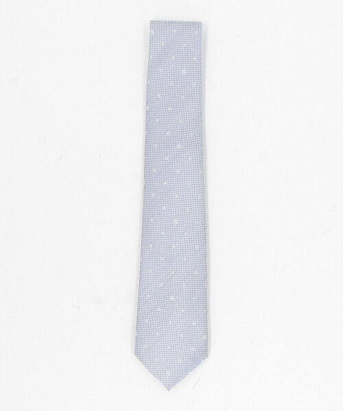 COMME CA ISM(コムサイズム)の「【シルク100%】リンゴドット ネクタイ(ネクタイ・メンズ・ライトグレー/ダークブラウン/グリーン/ネイビー・FREE)」の2枚目の写真