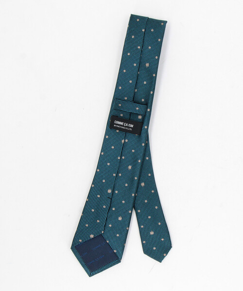 COMME CA ISM(コムサイズム)の「【シルク100%】リンゴドット ネクタイ(ネクタイ・メンズ・ライトグレー/ダークブラウン/グリーン/ネイビー・FREE)」の12枚目の写真