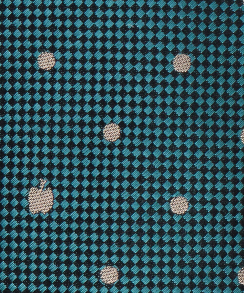 COMME CA ISM(コムサイズム)の「【シルク100%】リンゴドット ネクタイ(ネクタイ・メンズ・ライトグレー/ダークブラウン/グリーン/ネイビー・FREE)」の16枚目の写真