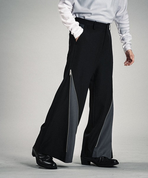 NO ID.（ノーアイディ）の「【NO ID.】Changing Flare Trousers / チェンジング フレア トラウザーズ（スラックス・メンズ・その他23/ブラック・2/1）」の16枚目の写真