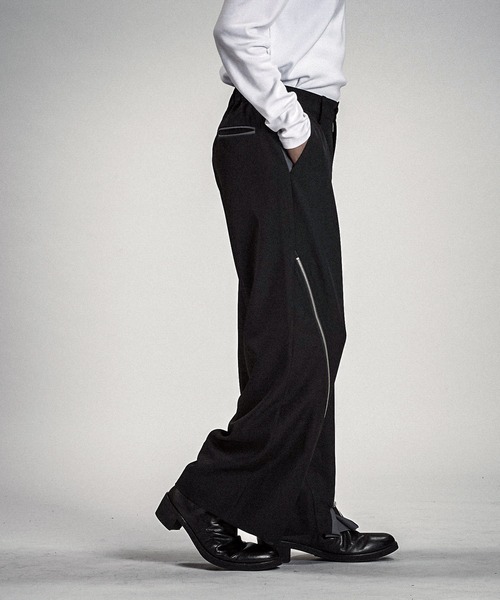 NO ID.（ノーアイディ）の「【NO ID.】Changing Flare Trousers / チェンジング フレア トラウザーズ（スラックス・メンズ・その他23/ブラック・2/1）」の12枚目の写真