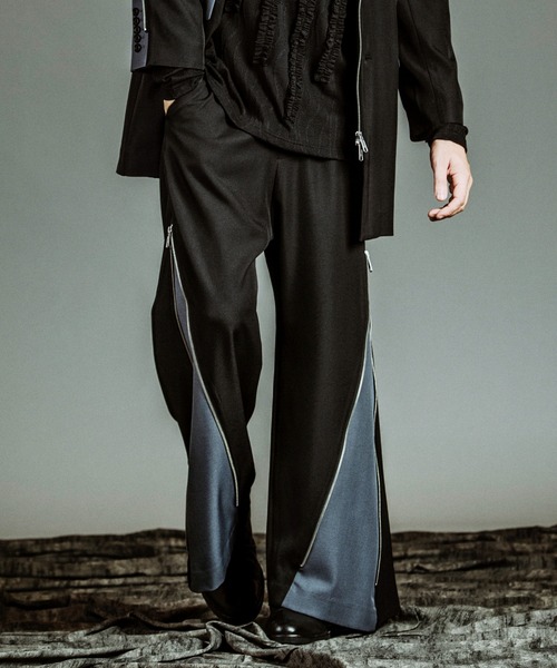 NO ID.】Changing Flare Trousers / チェンジング フレア トラウザーズ