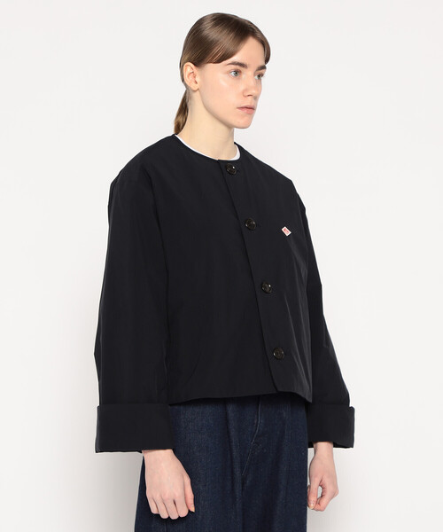 WOMEN'S INSULATION COLLARLESS WIDE JACKET（ノーカラージャケット