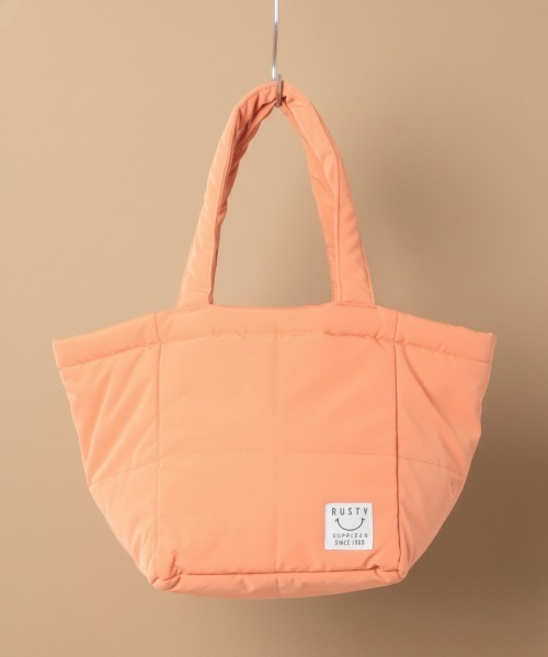 RUSTY(ラスティ)の「中綿キルティングトートBAG(トートバッグ・レディース・ブラック/オレンジ/ダークグリーン・FREE)」の3枚目の写真