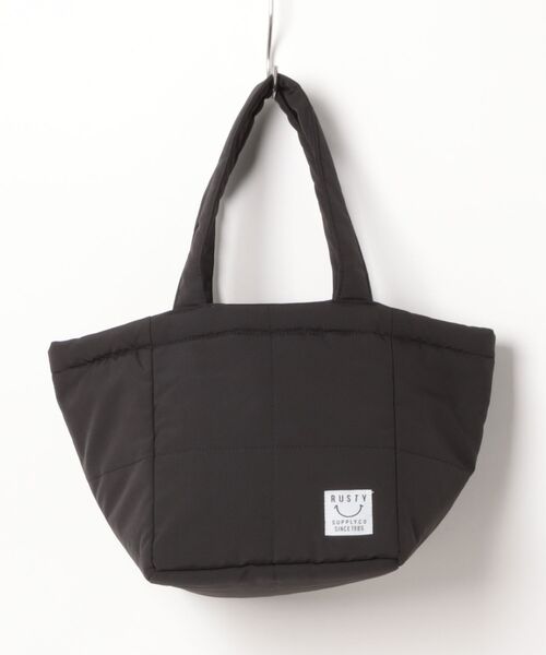RUSTY(ラスティ)の「中綿キルティングトートBAG(トートバッグ・レディース・ブラック/オレンジ/ダークグリーン・FREE)」の10枚目の写真