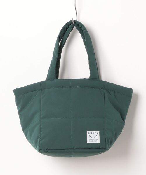 RUSTY(ラスティ)の「中綿キルティングトートBAG(トートバッグ・レディース・ブラック/オレンジ/ダークグリーン・FREE)」の9枚目の写真
