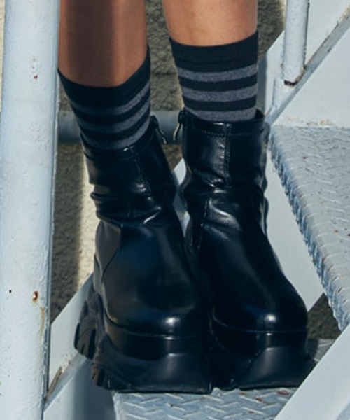 スニーカー ソール 厚底 ショート ブーツ（ブーツ）｜ANAP（アナップ