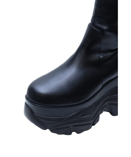 ANAP(アナップ)の「スニーカー ソール 厚底 ショート ブーツ(ブーツ・レディース・ブラック・L/M/S)」の7枚目の写真