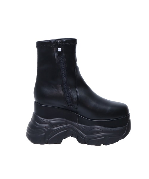 ANAP(アナップ)の「スニーカー ソール 厚底 ショート ブーツ(ブーツ・レディース・ブラック・L/M/S)」の11枚目の写真
