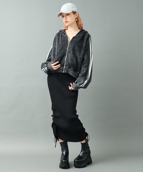 ANAP(アナップ)の「スニーカー ソール 厚底 ショート ブーツ(ブーツ・レディース・ブラック・L/M/S)」の17枚目の写真