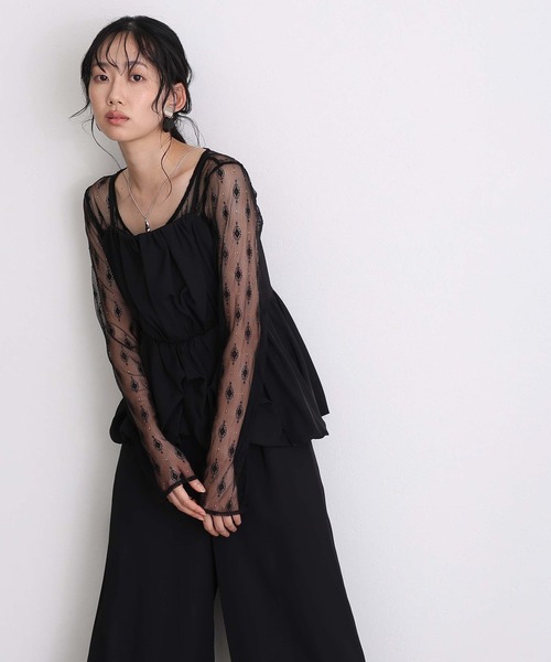 SALE バルーンキャミ＆パンツセットアップ/ブラック SALE バルーンキャミ＆パンツセットアップ/ブラックの通販 by nu's