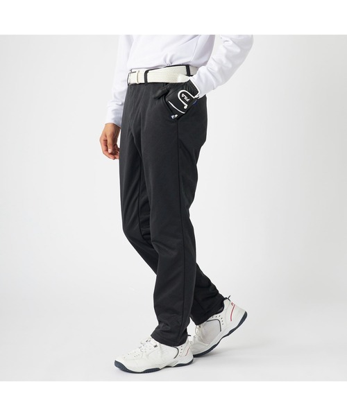 FILA GOLF(フィラゴルフ )の「FILA GOLF フィラゴルフ ゴルフウェア ワンポイント ロゴ ストレッチ 防風 保温 Dカン付き キルトボンディングパンツ(その他パンツ・メンズ・オフホワイト/ブラック・3L/LL/L/M)」の16枚目の写真