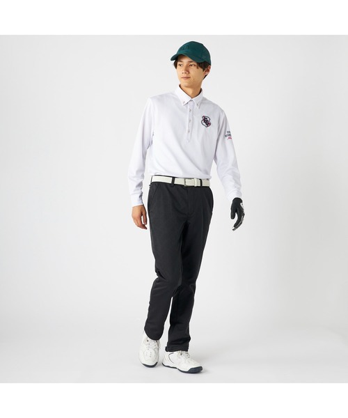 FILA GOLF(フィラゴルフ )の「FILA GOLF フィラゴルフ ゴルフウェア ワンポイント ロゴ ストレッチ 防風 保温 Dカン付き キルトボンディングパンツ(その他パンツ・メンズ・オフホワイト/ブラック・3L/LL/L/M)」の18枚目の写真