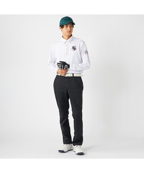 FILA GOLF(フィラゴルフ )の「FILA GOLF フィラゴルフ ゴルフウェア ワンポイント ロゴ ストレッチ 防風 保温 Dカン付き キルトボンディングパンツ(その他パンツ・メンズ・オフホワイト/ブラック・3L/LL/L/M)」の19枚目の写真