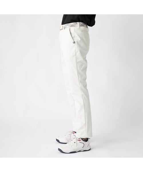 FILA GOLF(フィラゴルフ )の「FILA GOLF フィラゴルフ ゴルフウェア ワンポイント ロゴ ストレッチ 防風 保温 Dカン付き キルトボンディングパンツ(その他パンツ・メンズ・オフホワイト/ブラック・3L/LL/L/M)」の10枚目の写真