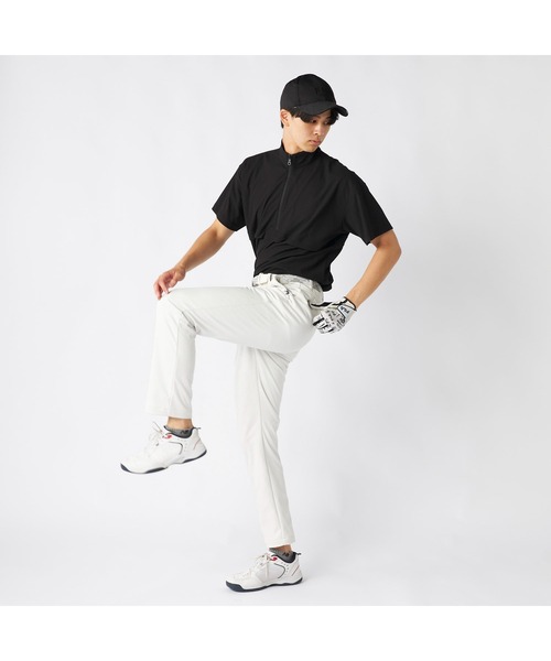 FILA GOLF(フィラゴルフ )の「FILA GOLF フィラゴルフ ゴルフウェア ワンポイント ロゴ ストレッチ 防風 保温 Dカン付き キルトボンディングパンツ(その他パンツ・メンズ・オフホワイト/ブラック・3L/LL/L/M)」の6枚目の写真