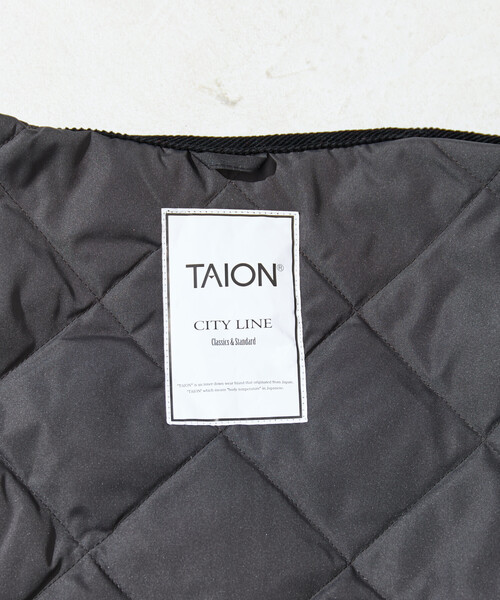 anuans アニュアンス　【TAION】ノーカラーキルティングショートダウン anuans TAION ノーカラーキルティングショートダウン アニュアンス