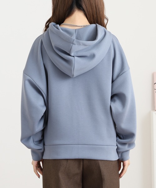 セール】mitis ダンボール ドルマンジップパーカー（パーカー）｜mitis