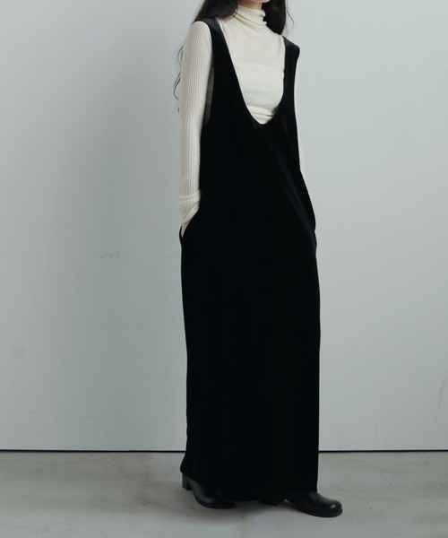 アンヌーク anuke ベロアワンピース 38size anuke ANUKE アンヌーク Velour Uneck Onepiece 即納 : RAPTURE
