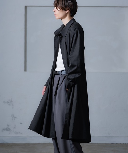 improves（インプローブス）の「ロング フレアシャツ（シャツ/ブラウス・メンズ・チャコール/ブラック/カーキ・MEDIUM/LARGE）」の4枚目の写真