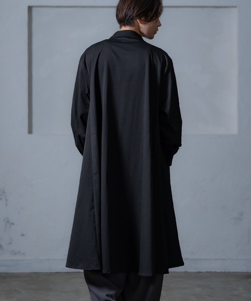 improves（インプローブス）の「ロング フレアシャツ（シャツ/ブラウス・メンズ・チャコール/ブラック/カーキ・MEDIUM/LARGE）」の6枚目の写真