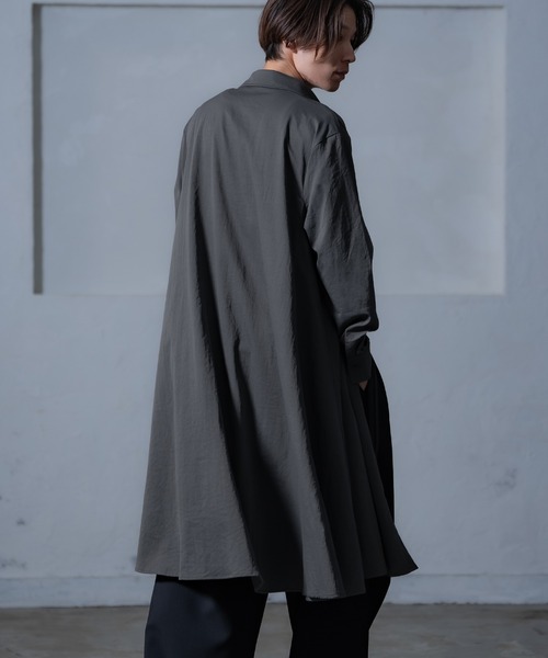 improves（インプローブス）の「ロング フレアシャツ（シャツ/ブラウス・メンズ・チャコール/ブラック/カーキ・MEDIUM/LARGE）」の13枚目の写真