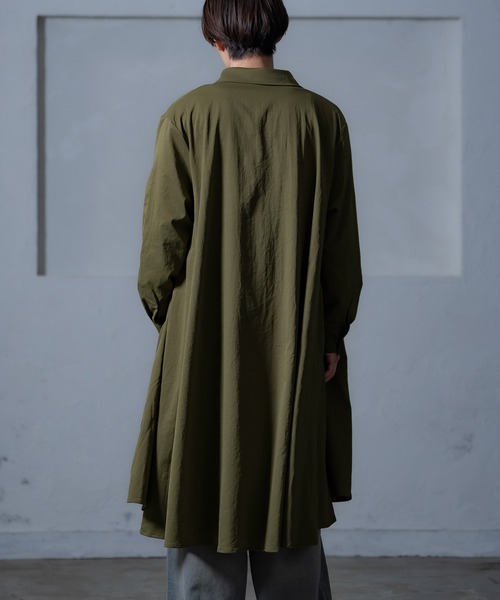 improves（インプローブス）の「ロング フレアシャツ（シャツ/ブラウス・メンズ・チャコール/ブラック/カーキ・MEDIUM/LARGE）」の14枚目の写真