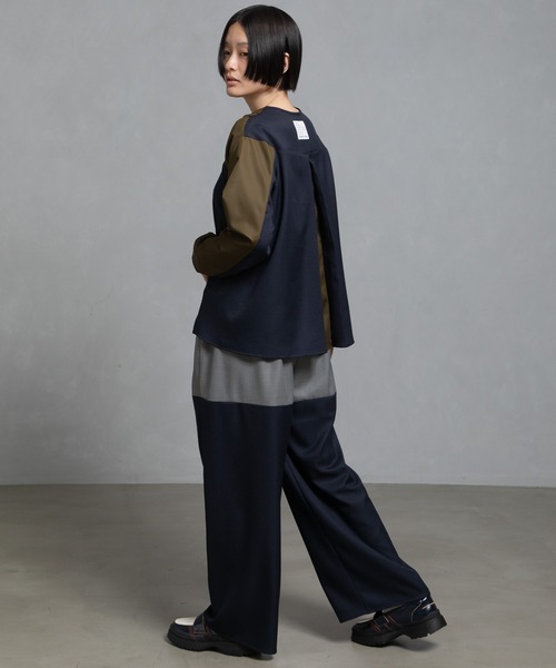 MARECHAL TERRE（マルシャルテル）の「ジョイントトップス（シャツ/ブラウス・レディース・オリーブ/ブラック/ブラウン/ネイビー・MEDIUM）」の8枚目の写真