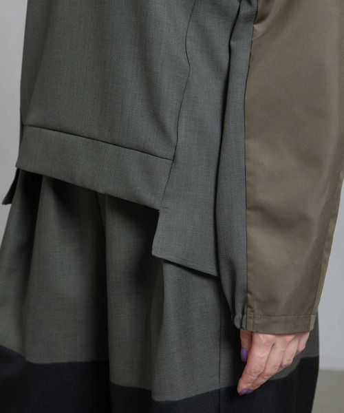 MARECHAL TERRE（マルシャルテル）の「ジョイントトップス（シャツ/ブラウス・レディース・オリーブ/ブラック/ブラウン/ネイビー・MEDIUM）」の19枚目の写真