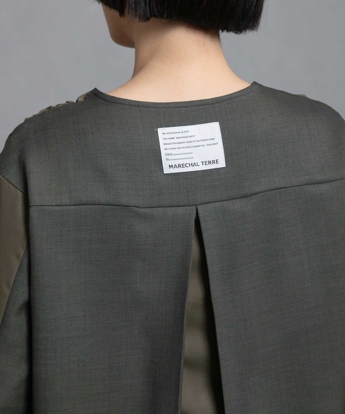 MARECHAL TERRE（マルシャルテル）の「ジョイントトップス（シャツ/ブラウス・レディース・オリーブ/ブラック/ブラウン/ネイビー・MEDIUM）」の20枚目の写真