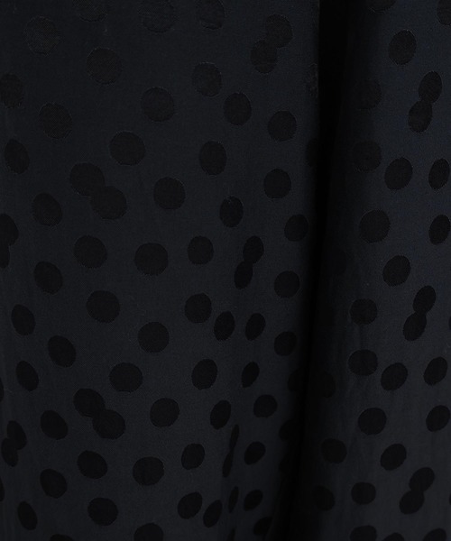 l'atelier du savon（アトリエドサボン）の「サテンジャガード　まばらドットパンツ（その他パンツ・レディース・ブラック・FREE）」の13枚目の写真