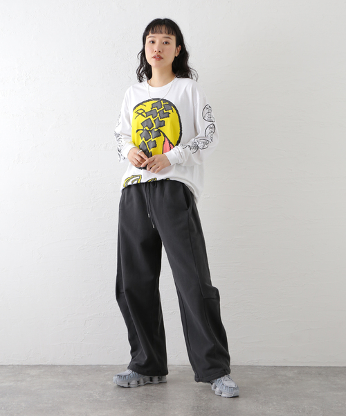 OBEY（オベイ）の「OBEY / オベイ SMILE TIRE VINTAGE OVERSIZE TEES（Tシャツ/カットソー・メンズ・ホワイト・MEDIUM/LARGE）」の3枚目の写真