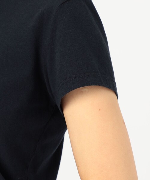 JAMES PERSE(ジェームスパース)の「シュランケンクルーネックTシャツ WLJ3120(Tシャツ/カットソー・レディース・ダークブルー/ホワイト・0/1)」の11枚目の写真