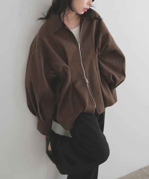 ウエストタックダブルジップブルゾン（ブルゾン）｜LIAN（リアン）の