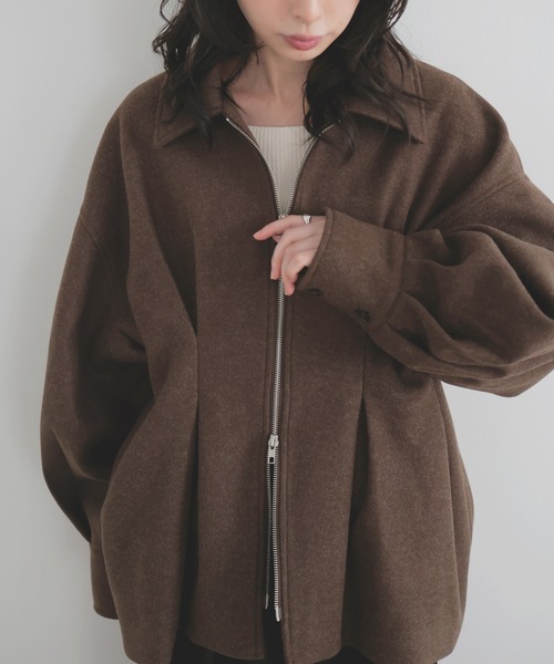 ウエストタックダブルジップブルゾン（ブルゾン）｜LIAN（リアン）の