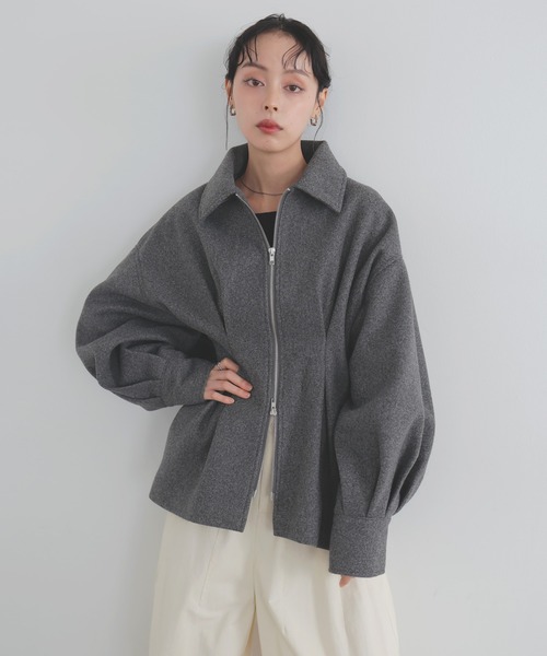 セール】ウエストタックダブルジップブルゾン（ブルゾン）｜LIAN