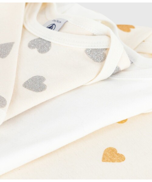 PETIT BATEAU（プチバトー）の「長袖ボディ３枚組（ロンパース・キッズ・その他1・18MONTH/24MONTH/6MONTH/12MONTH）」の3枚目の写真