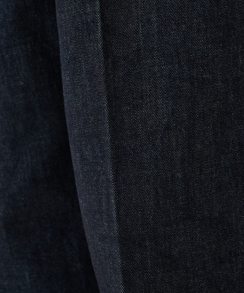 STUDIOUS(ステュディオス)の「【STUDIOUS】センタープレスが"消えない"デニム/リントラックワイドデニムトラウザーズ(デニムパンツ・メンズ・ブラック/インディゴブルー・1/2/3)」の12枚目の写真